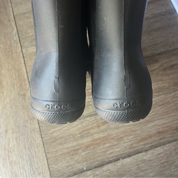 Black crocs rain boots - Picture 3 of 5